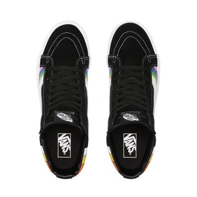 Vans Refract Sk8-Hi Reissue - Kadın Bilekli Ayakkabı (Siyah)